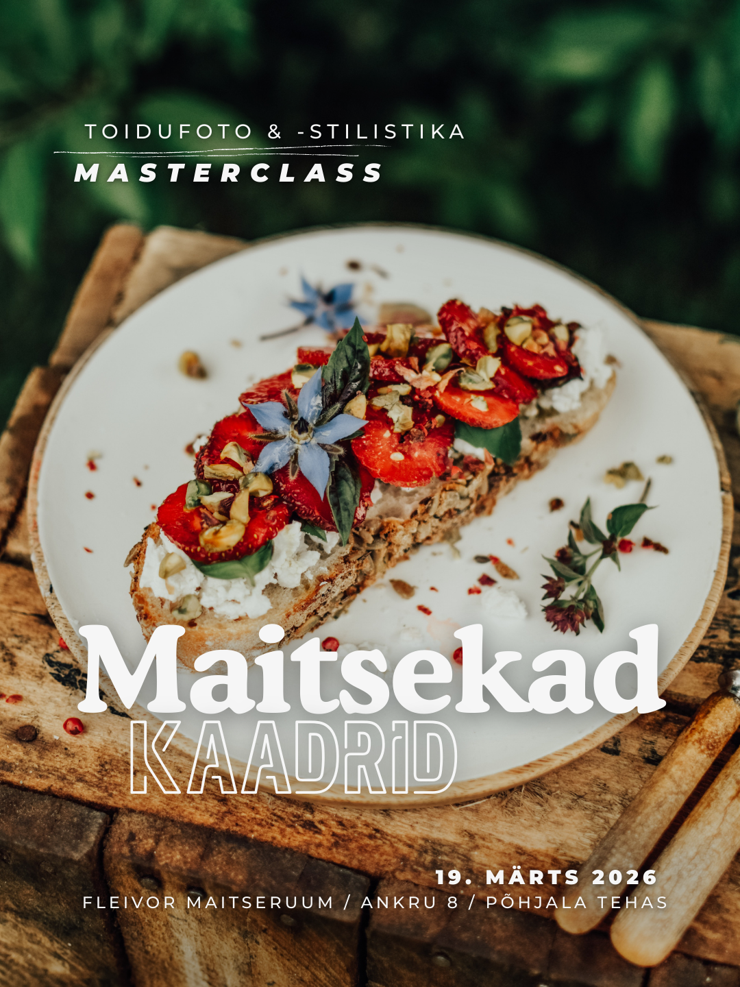 Toidufoto & stilistika masterclass 19.03.